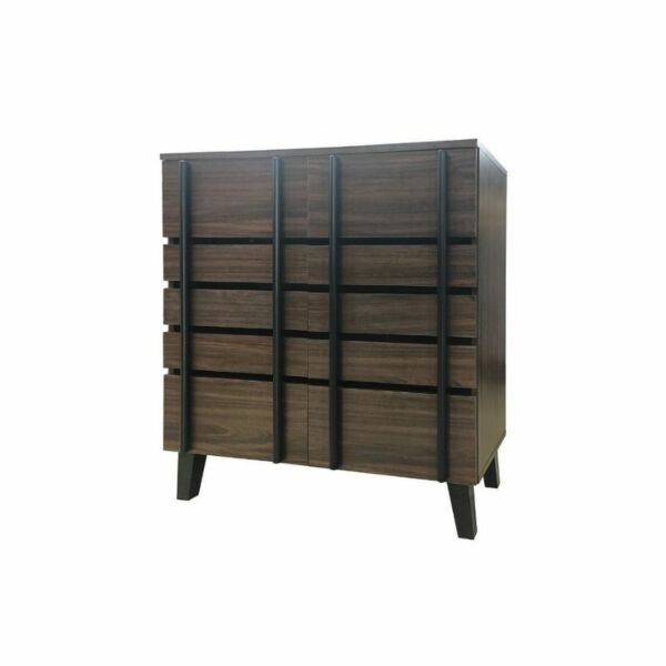 خزانة احذية بابين رومو 80 سم - بني