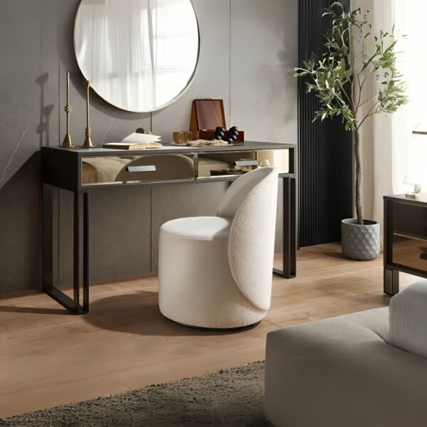 كرسي طاولة تزيين دوار بوكليه مونا - بيج