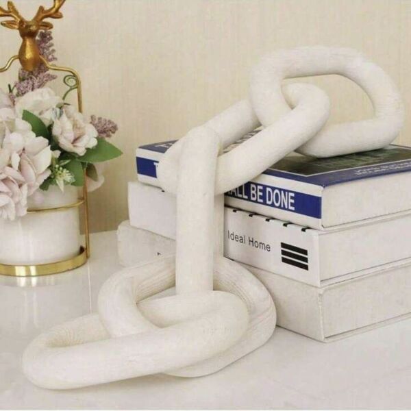 تحفة ديكور سلسلة مايلي - ابيض