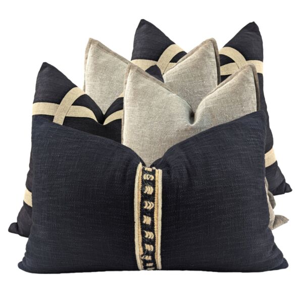 طقم غطاء وسادة ديكور بدون حشوة 5 قطع اراس