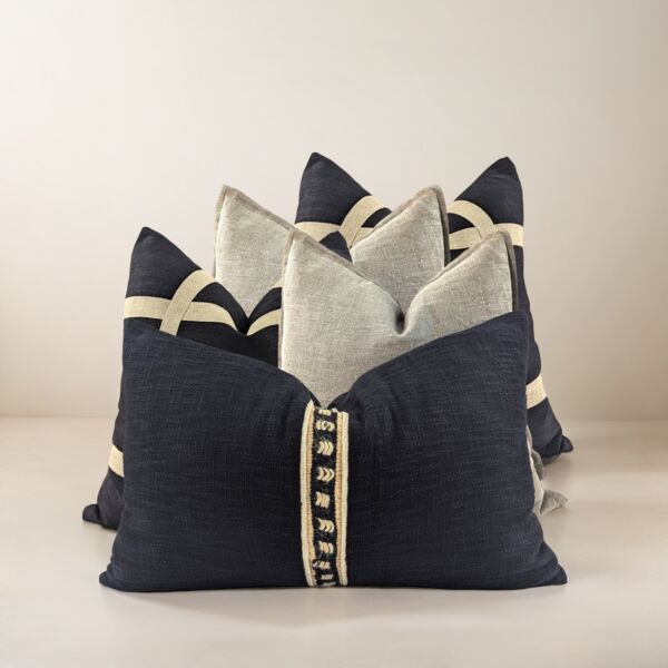 طقم غطاء وسادة ديكور بدون حشوة 5 قطع اراس