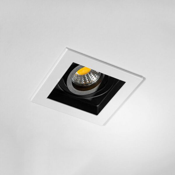 سبوت لايت مفرد اسود اطار ابيض