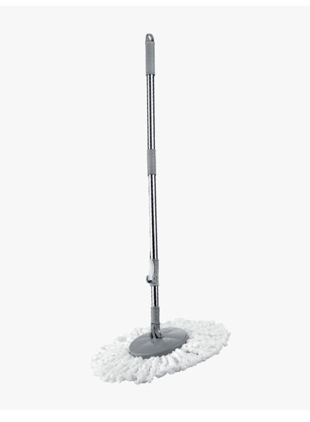 ممسحة دائرية موبسي - رمادي وابيض