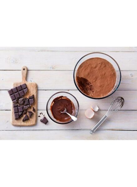 طقم أوعية خلط زجاجية شديدة المقاومة 3 قطع - شفاف