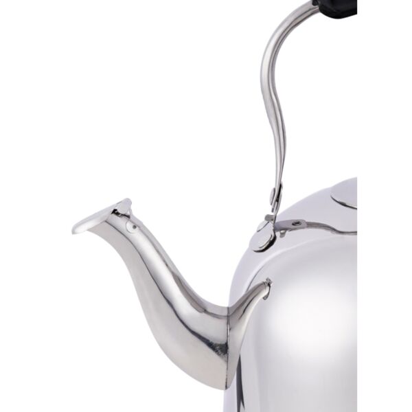 غلاية ماء بصافرة من ترست برو سعة 3.8 ليتر  فضي وأسود 