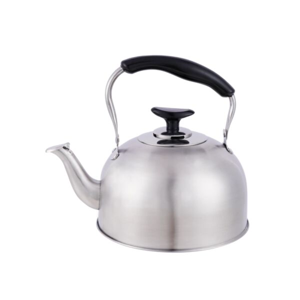 غلاية ماء بصافرة من ترست برو سعة 2.8 ليتر  فضي ميت وأسود 