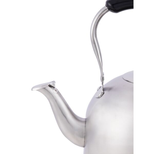 غلاية ماء بصافرة من ترست برو سعة 2.8 ليتر  فضي ميت وأسود 