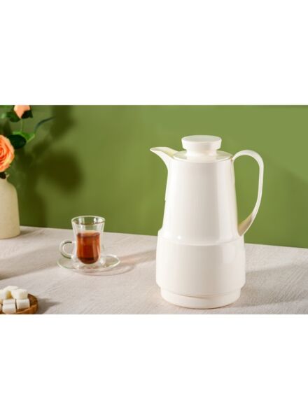 ترمس للشاي والقهوة 1 لتر بريك - عاجي