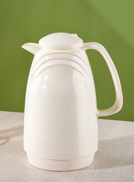 ترمس للشاي والقهوة 1 لتر مورنينج - عاجي