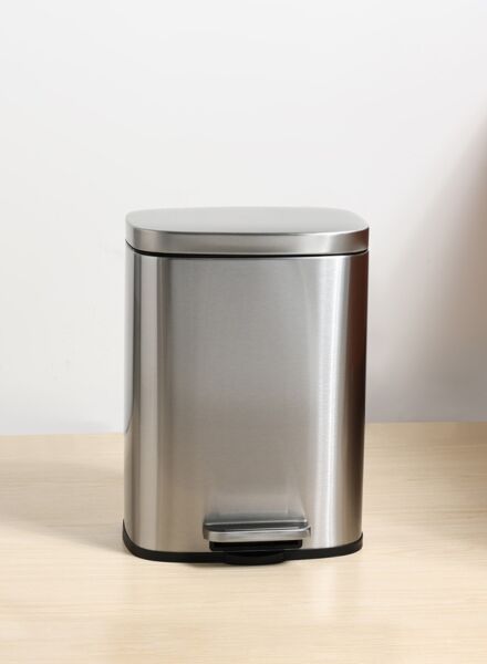 سلة نفايات البا 20 لتر - فضي