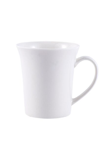 طقم اكواب بورسلين 6 قطع سعة 320 مل رينغو - ابيض