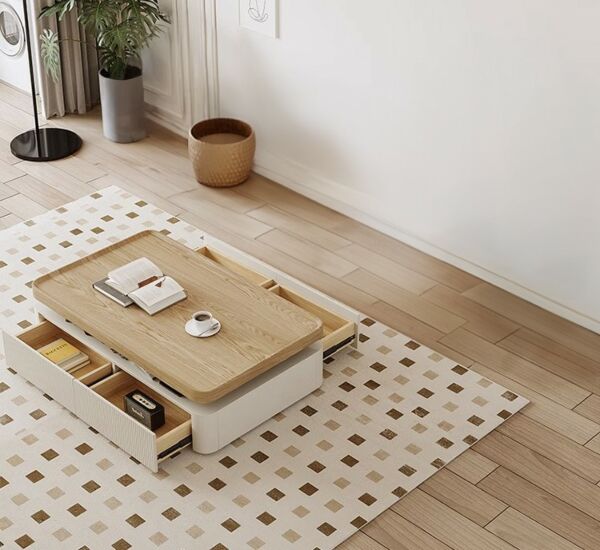 طاولة قهوة تريتا - سطح خشبي