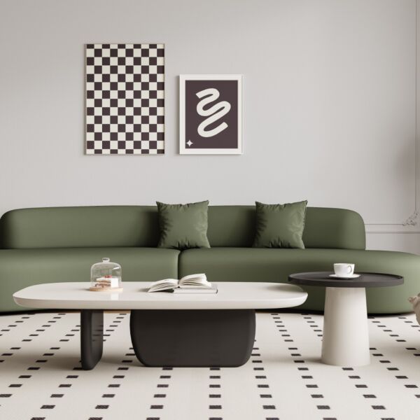 طاولة قهوة مع طاولة جانبية كادي