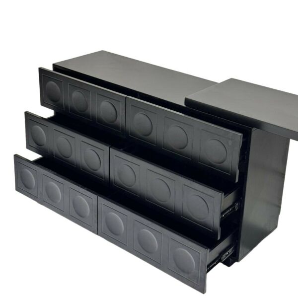 طاولة تزيين كلارينس - اسود