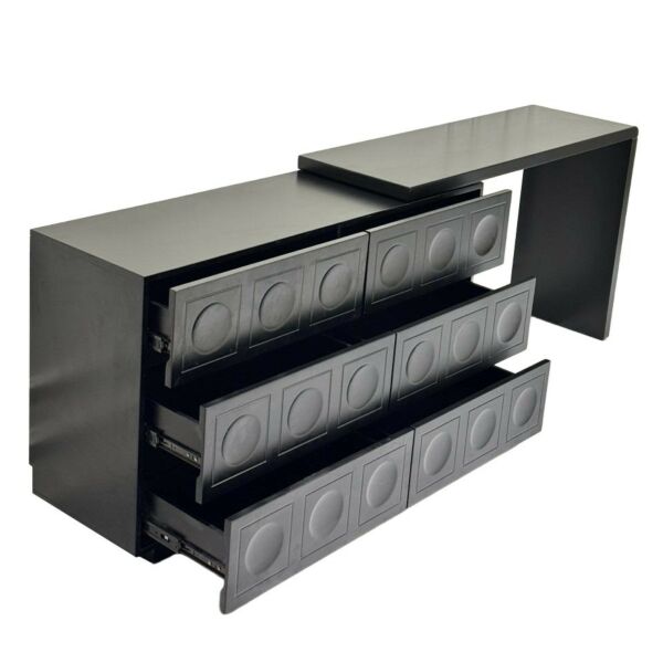 طاولة تزيين كلارينس - اسود