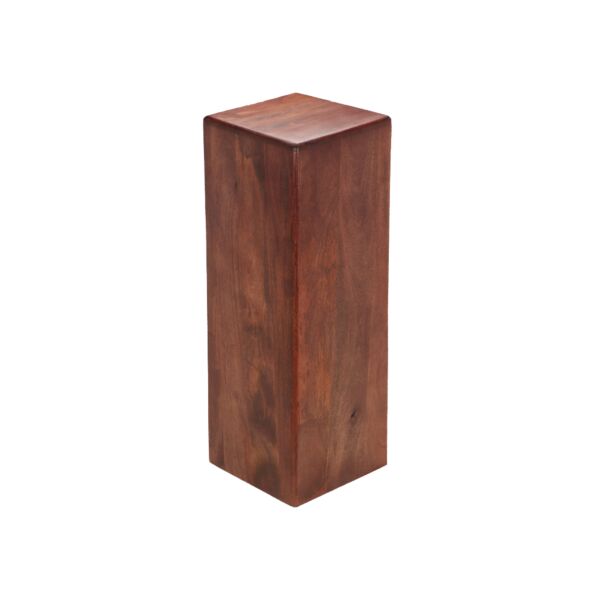 طقم طاولتين جانبية عامود - بني