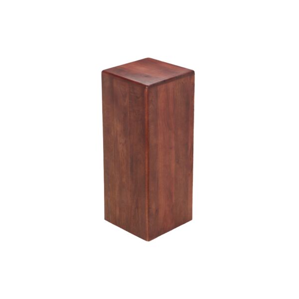 طقم طاولتين جانبية عامود - بني