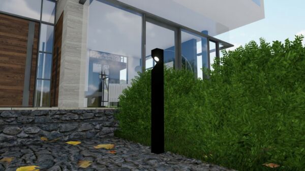 كشاف حديقة 3 واط مربع مشطوف 60 سم