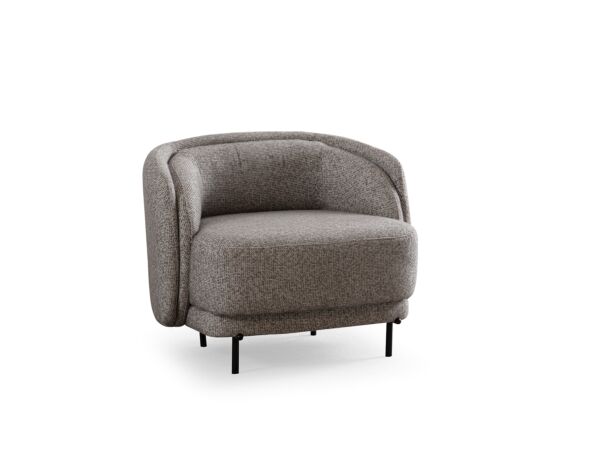 كنب مفرد سوهو - رصاصي