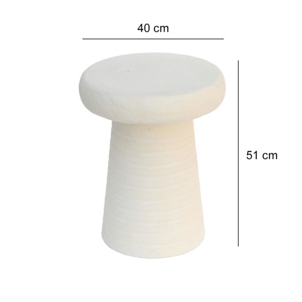 طاولة جانبية ايلان - كريمي