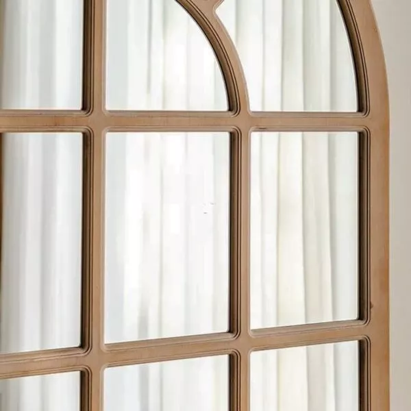 مرآة خشب شاين