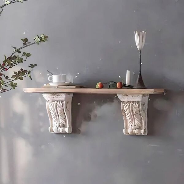 رف جداري على الطراز الروماني 80 سم