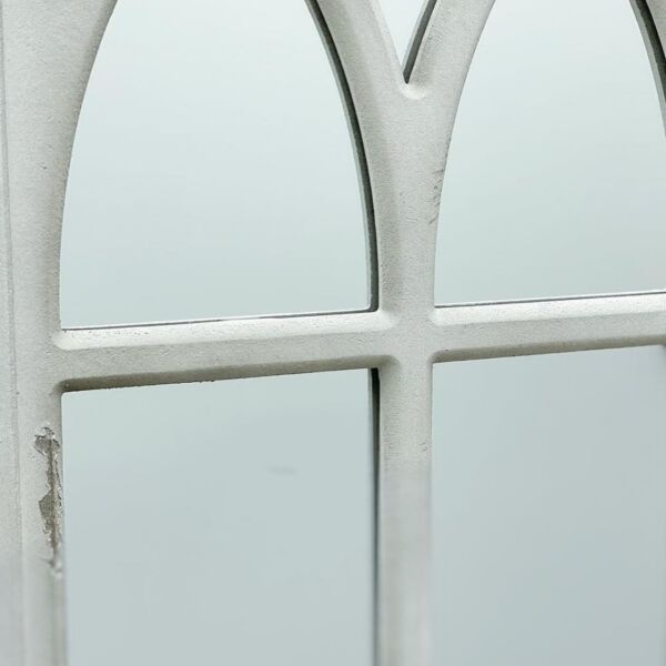 مرايا جدارية خشب شكل قوس