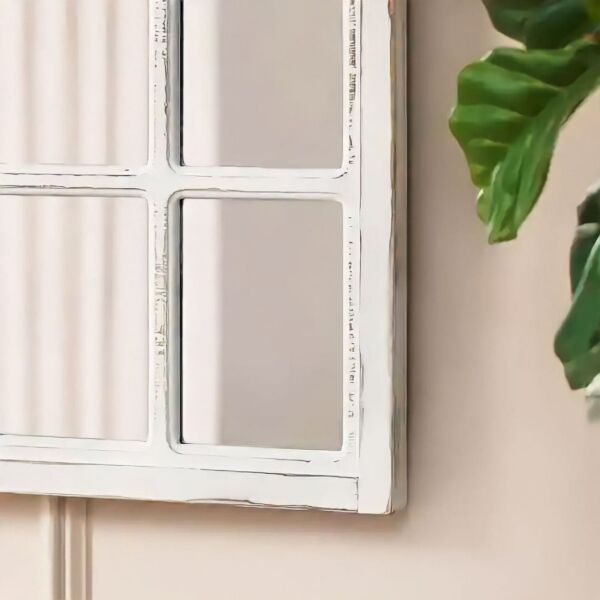 مرايا جدارية خشب شكل قوس