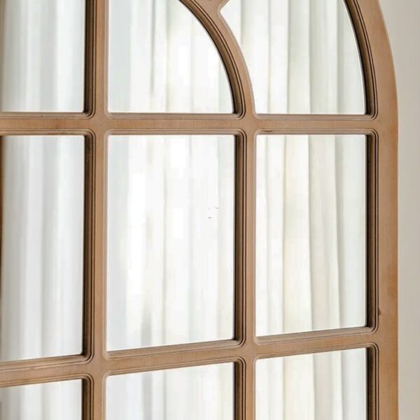 مرآة شباك خشب كبيرة - شارين