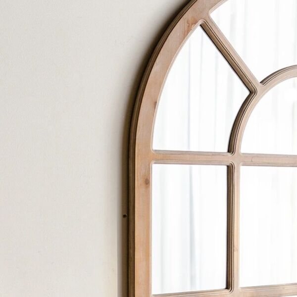 مرآة شباك خشب كبيرة - شارين