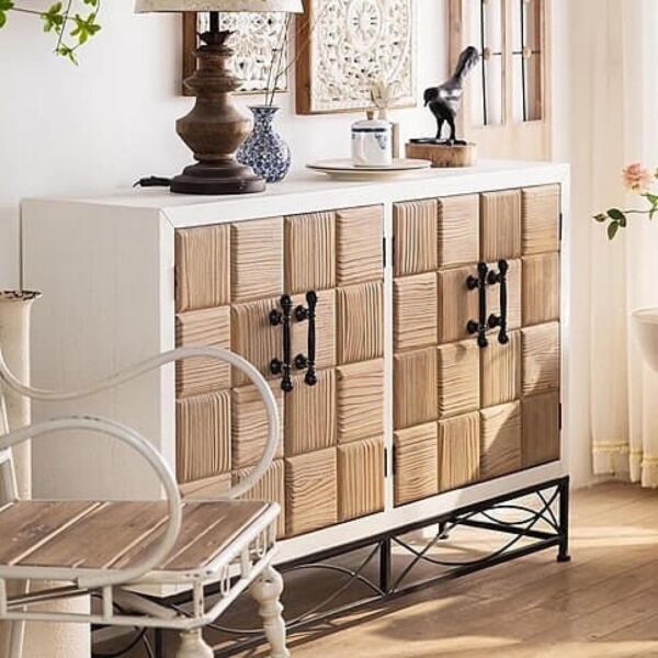 كونسول خشب ليلاس