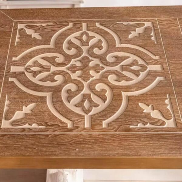 طاولة طعام 4 اشخاص خشب روماني