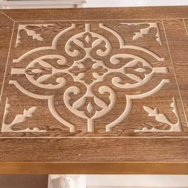 طاولة طعام 4 اشخاص خشب روماني