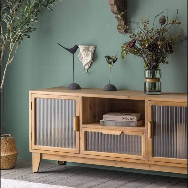 طاولة تلفزيون بمساحة تخزين هارمي