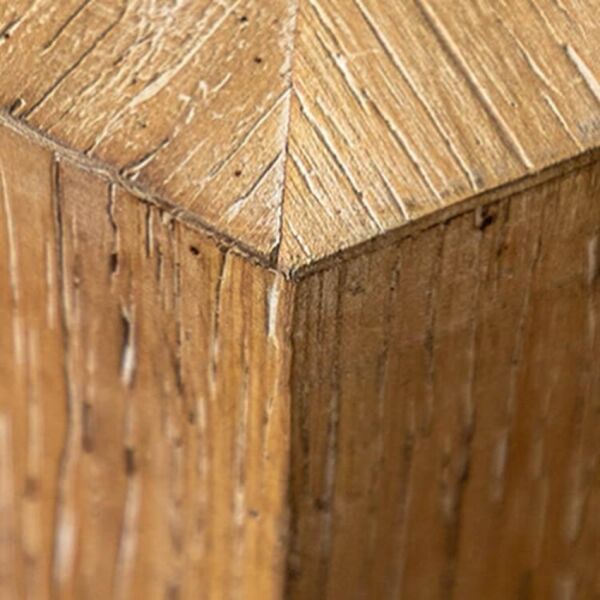 طاولة جانبية خشب سداسية