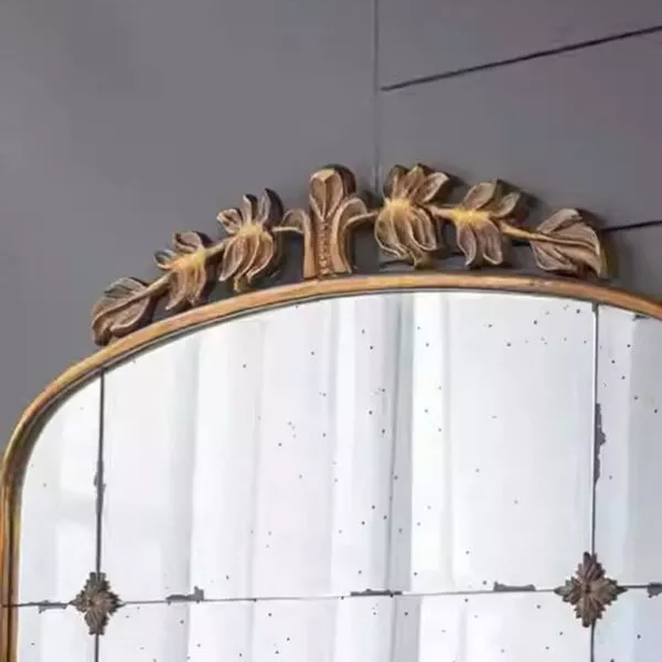 مرآه انتيك - ذهبي