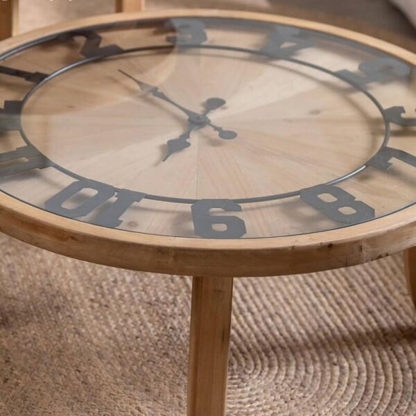 طاولة قهوة سطح ساعة كلوكار