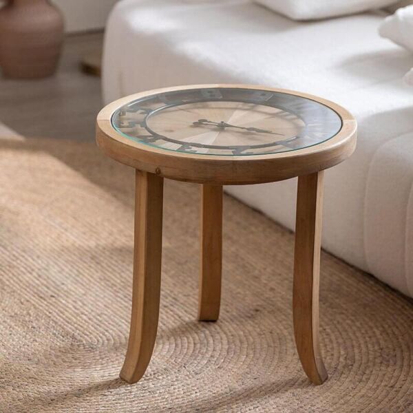 طاولة جانبية سطح ساعة كلوكار