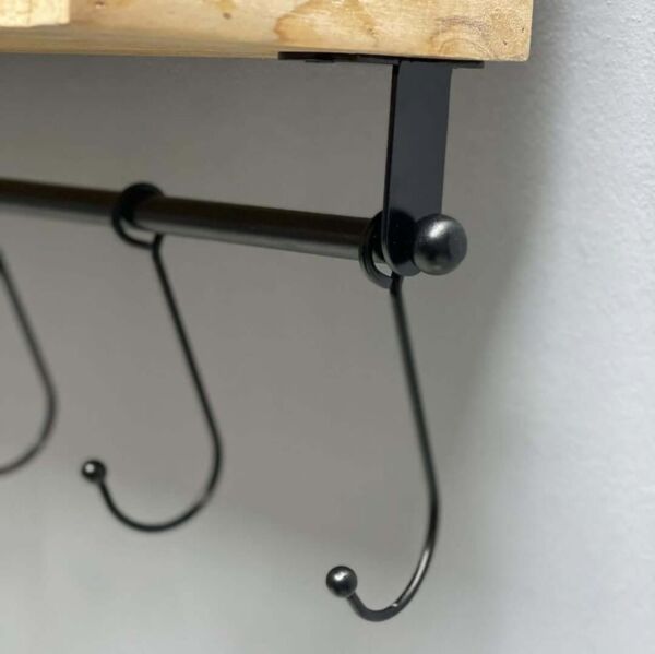 رف جداري خشب درجين شيلفا