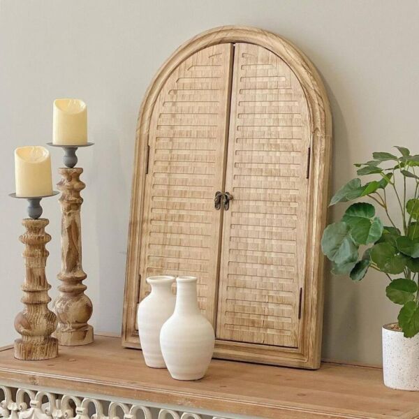 مرآه شباك خشب كاثي