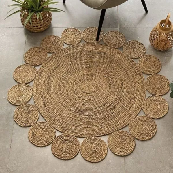 مفرش خوص بوهيمي - 80 سم