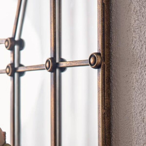 مرآة جدارية حديد انتيك - 180×55 سم