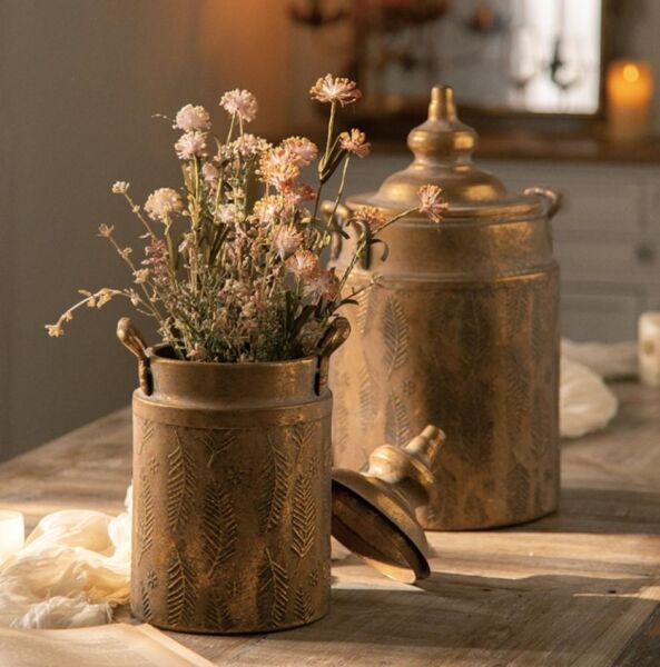 فازة حديد انتيك فيرونا - نحاسي