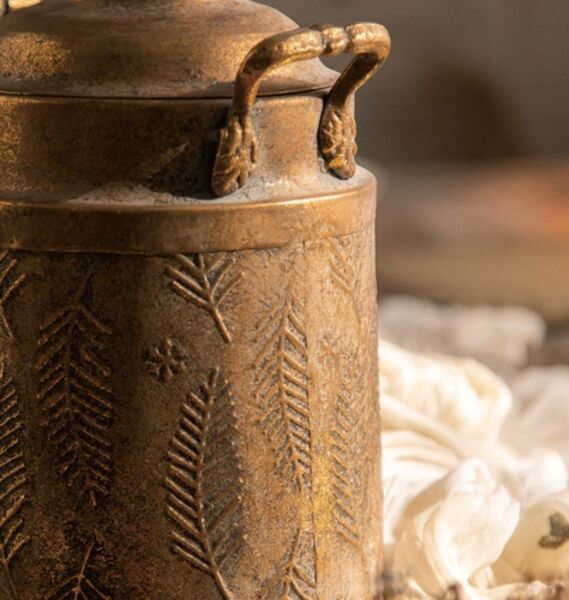 فازة حديد انتيك فيرونا - نحاسي