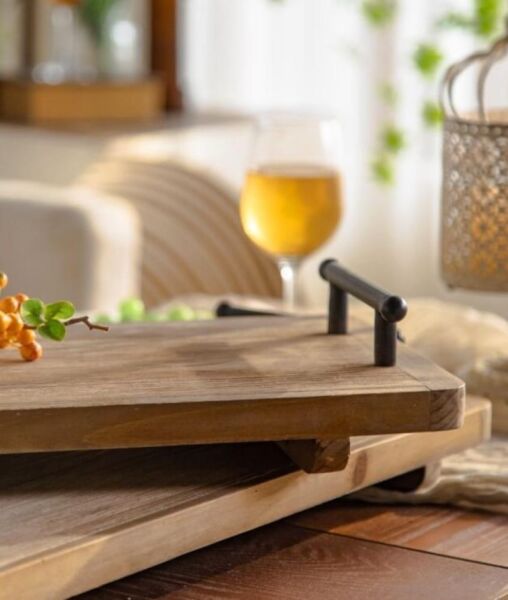 طقم صواني تقديم قطعتين ريناس