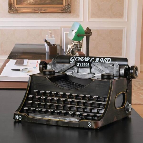 تحفة الة كاتبة حديد انتيكا 40 سم