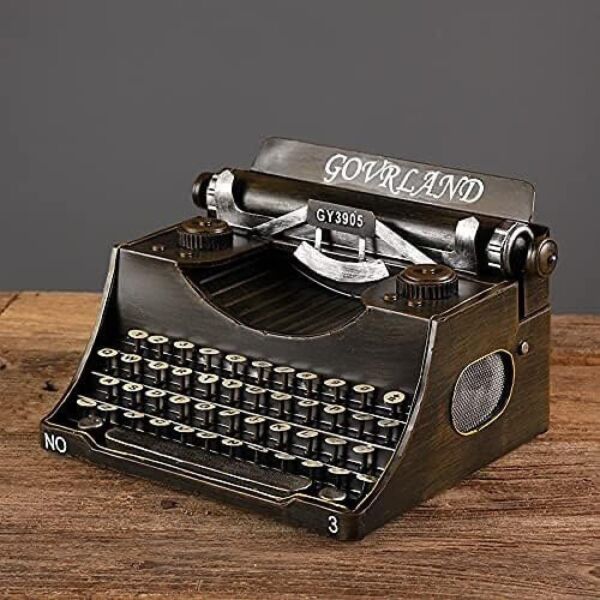 تحفة الة كاتبة حديد انتيكا 40 سم