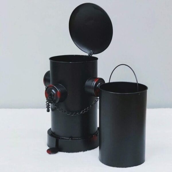 سلة مهملات شكل طرمبة اطفاء حديد رينو