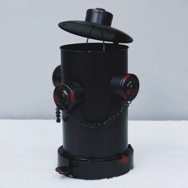 سلة مهملات شكل طرمبة اطفاء حديد رينو