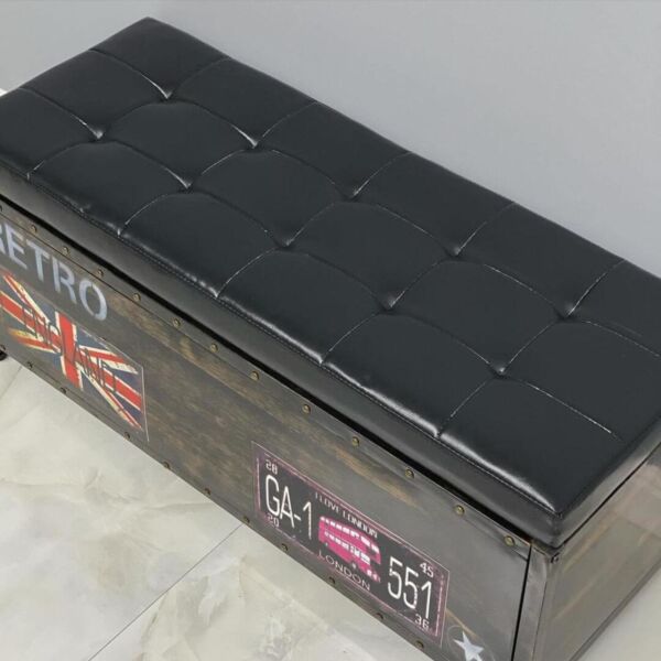 مقعد وصندوق تخزين حديد البرتو